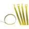 Electriduct Cable Tie, 8 in L, Yellow, Nylon, Polyethylene, 18 lb Strength CT-VW-100-YL - alternate 1